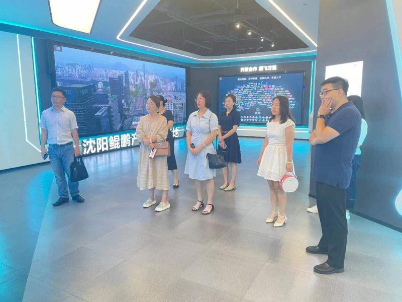 太阳成集团tyc33455ccww和机械工程学院联合走访辽宁鲲鹏生态创新中心1